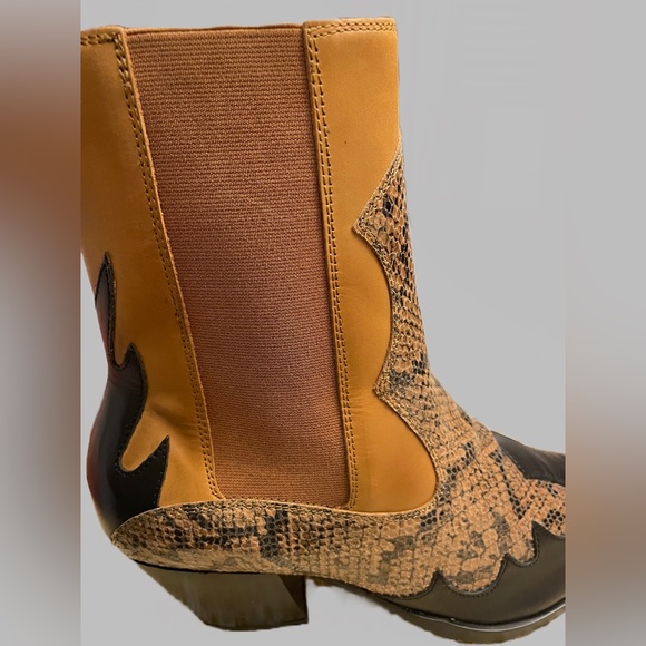 ASOS genuine Leather cowboy boots - Picture 7 of 8